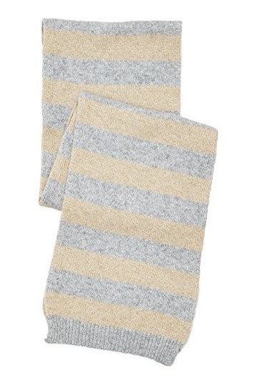 GANT O. Shimmer Striped Scarf Echarpe, Argent Silver 101 , Taille Unique Femme