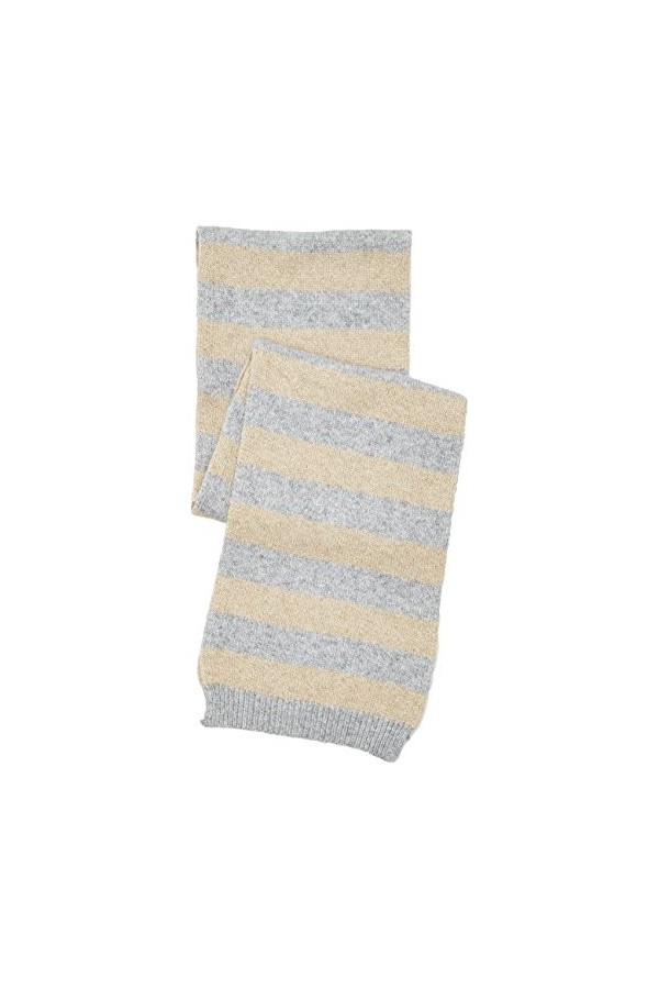 GANT O. Shimmer Striped Scarf Echarpe, Argent Silver 101 , Taille Unique Femme