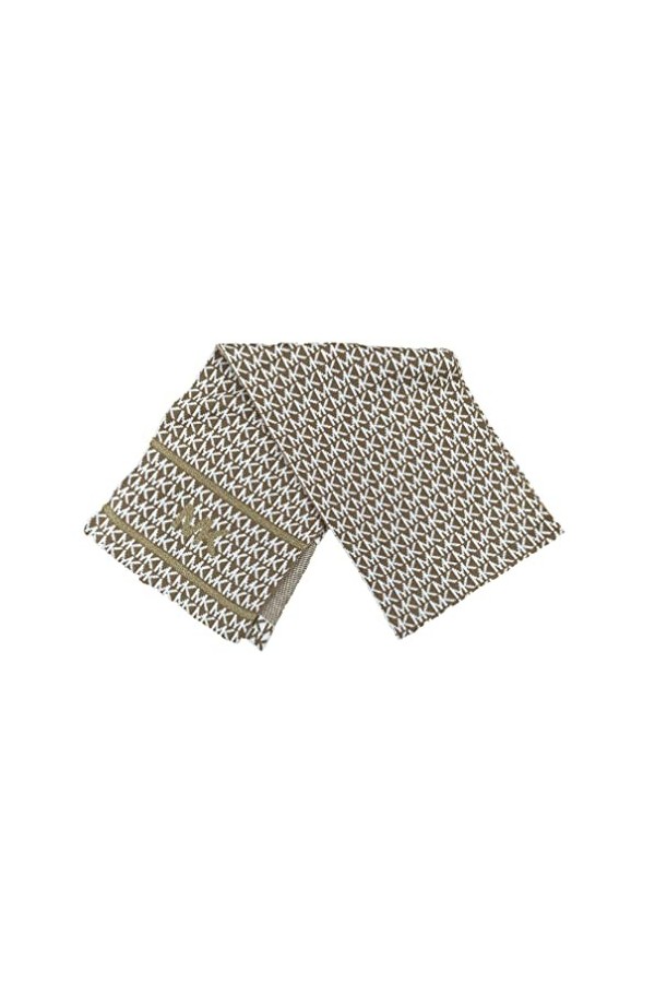 Michael Michael Kors Women`s Metallic Logo Scarf Beige 539163C-252 /G, One Size 