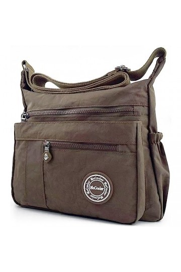 Foino Sac Porté épaule Femme Sac bandoulière Mode Sac Besace école Sport Sac de Messager Sacoche de Cours Sac à Main Sac de V