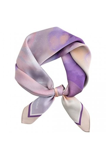 Écharpe pour Femme, écharpe pour Femme Petite écharpe carrée Écharpe en Soie pour Femme All-Match Printemps et Automne Petite