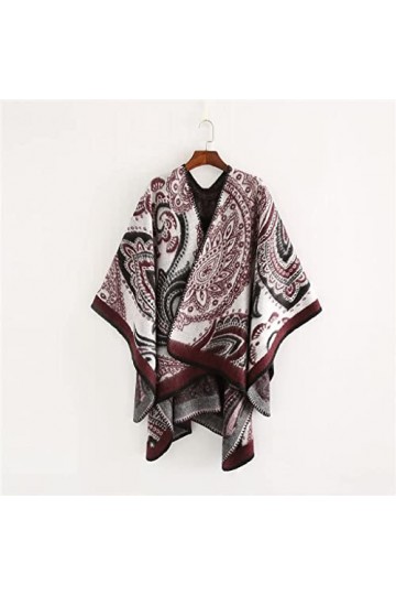 Samnuerly Écharpe dhiver, Femmes châle Tout Match écharpe Chaude Wrap Tricot châle écharpe Hiver Tout Match écharpe Chaude 