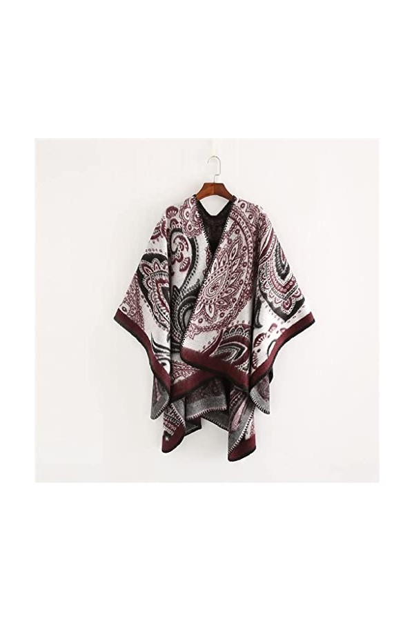 Samnuerly Écharpe dhiver, Femmes châle Tout Match écharpe Chaude Wrap Tricot châle écharpe Hiver Tout Match écharpe Chaude 