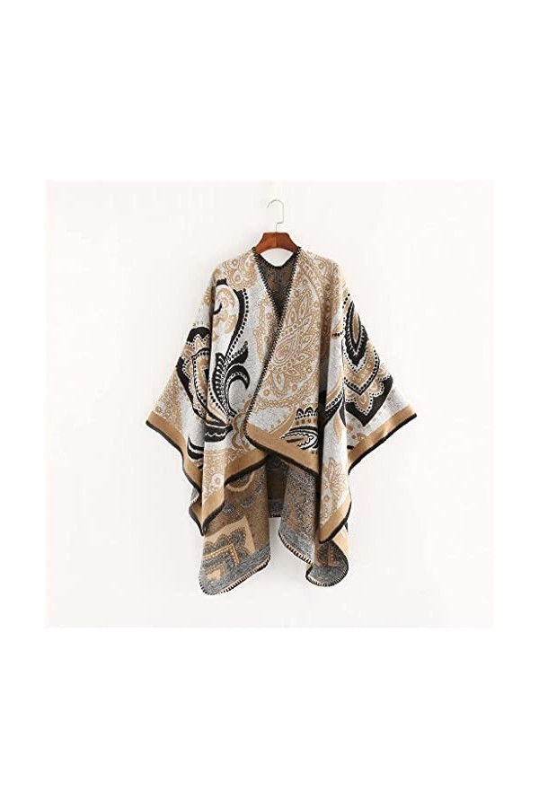 Samnuerly Écharpe dhiver, Femmes châle Tout Match écharpe Chaude Wrap Tricot châle écharpe Hiver Tout Match écharpe Chaude 