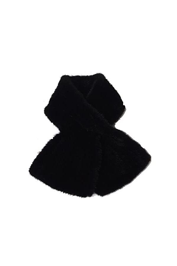 SXZHRUI Femmes Écharpe Faux Lapin Fourrure Col Écharpe Cou Plus Chaud Chaud Automne Et Hiver Épaissi Chaud Cou Protection Lai