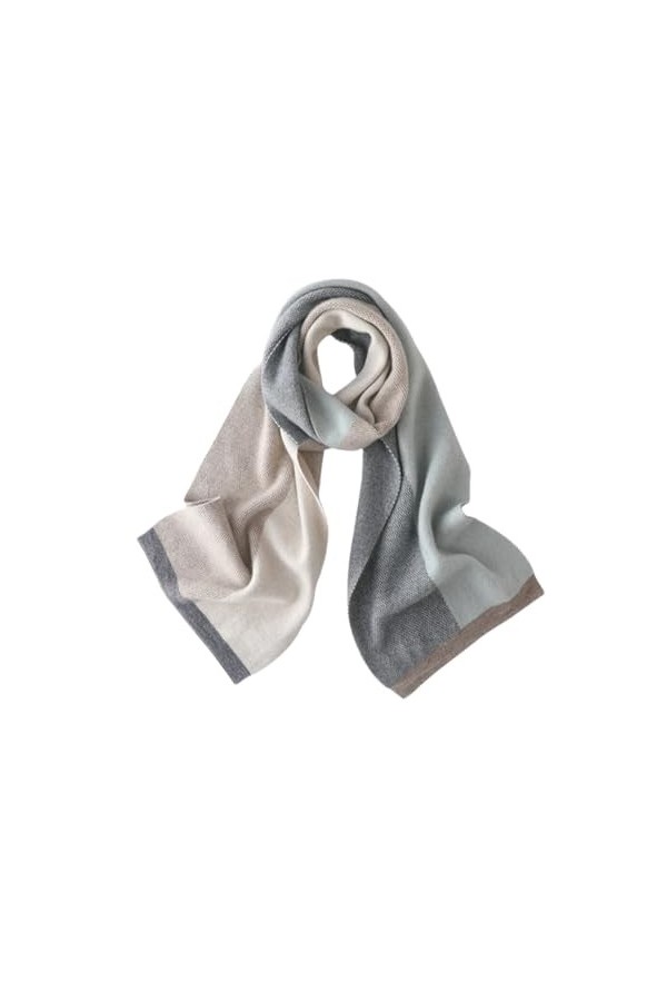 Écharpe tricotée douce et chaude en cachemire pour femme - Printemps, automne et hiver - 180 x 32 cm, EN8, taille unique