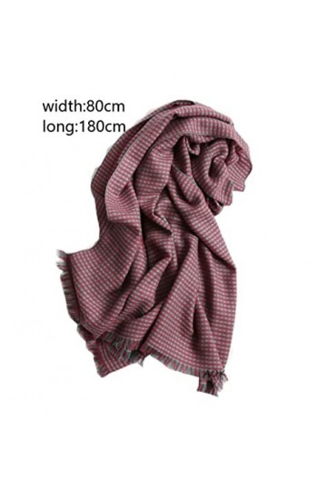 RILOOP Écharpe Châle Mode Écharpe De Noël Doux Luxueux Cachemire Sensation Hiver Chaud Écharpe À Carreaux Écharpes Wraps