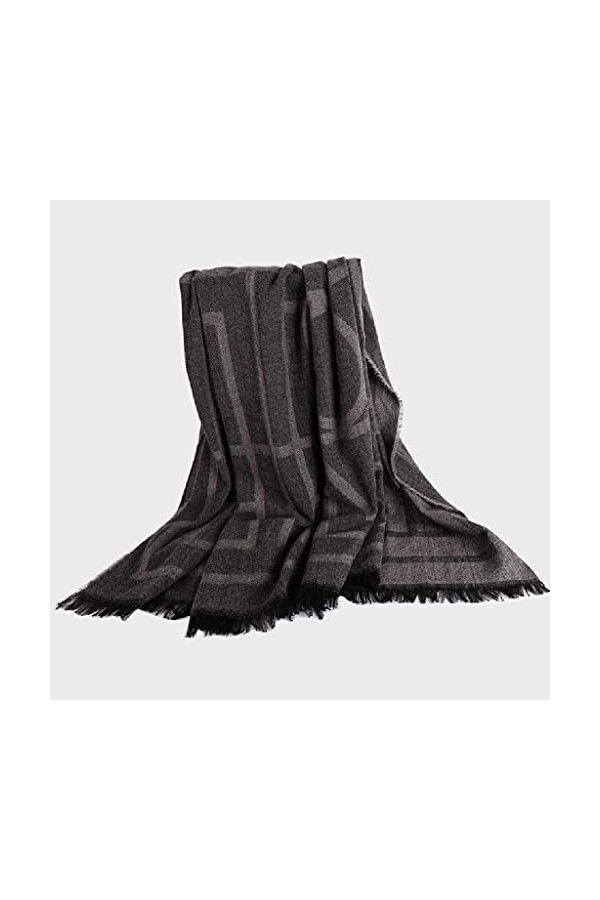 Écharpe épaisse et chaude en imitation cachemire pour femme - Automne et hiver - Épaississante et chaude