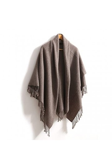 HQSB Écharpe longue en cachemire pour femme - Douce et chaude - Cadeau pour Noël et anniversaire