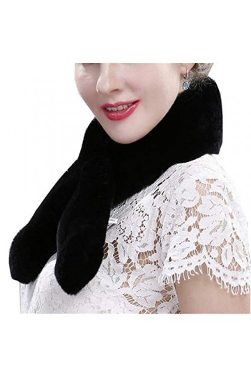 Femmes Wrap Col Dames Hiver Cou Écharpe Bavoir Moelleux Dames Épaissir Chaud Croix Écharpe Doux Chaud Color : Black, Size : 