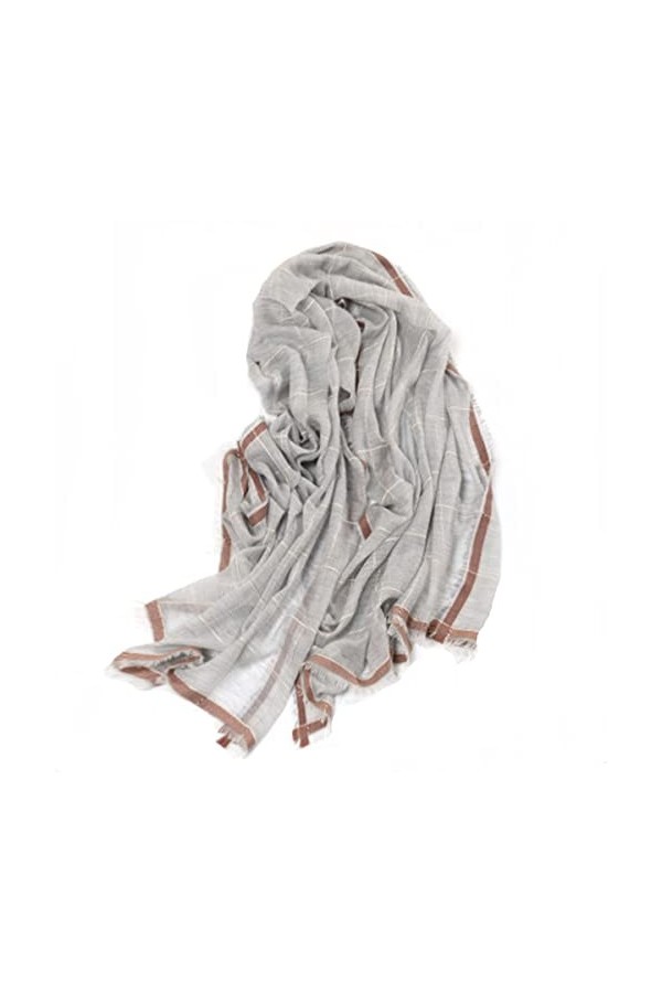 AGOUNOD Couverture Doux Châle Plaid Hiver Écharpes Chaudes for Femmes Écharpes à Carreaux Laine Tartan Mode Écharpe Longue Wr