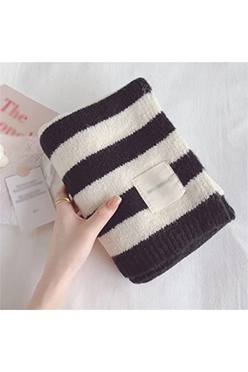 DYXYH Écharpe rayé Femmes Automne et Hiver coréen Mignon décoratif décoratif Foulard Chaud écharpe Longue écharpe Douce Colo