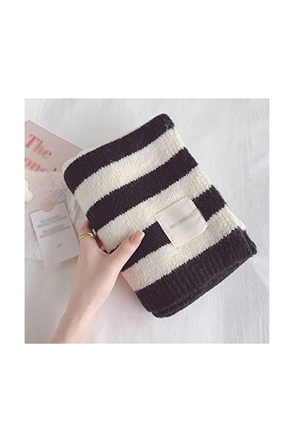 DYXYH Écharpe rayé Femmes Automne et Hiver coréen Mignon décoratif décoratif Foulard Chaud écharpe Longue écharpe Douce Colo