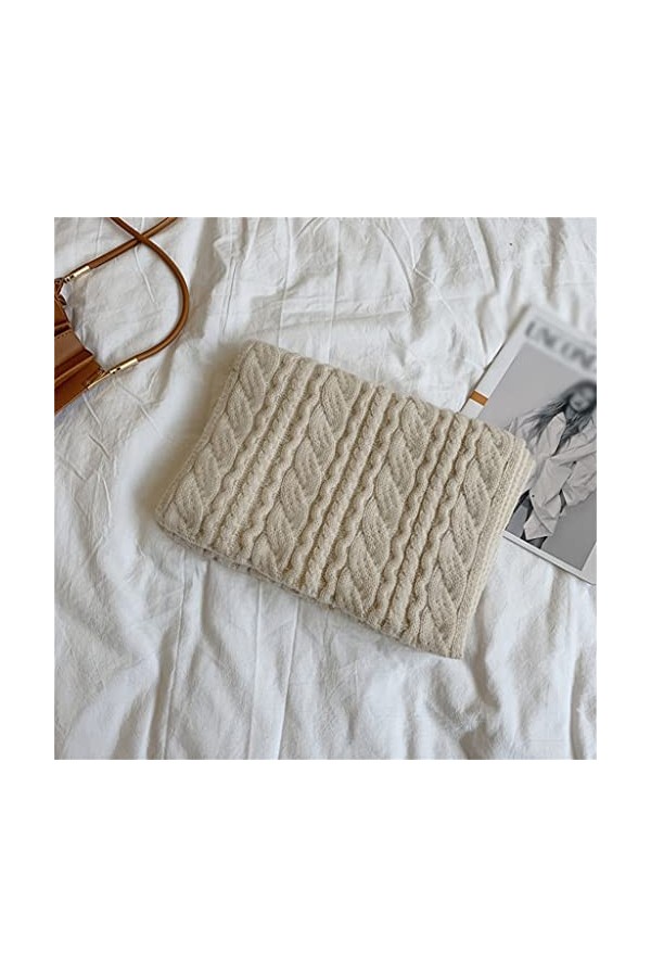 GRETD Twist Twist Solide Foulard Solid Femme Hiver et Japonais Écharpe chaude Écharpe Soft Foulard Color : B, Size : One siz