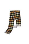 Automne et Hiver Mode Nouvelle écharpe en Laine dimitation pour Hommes Chaud Gland Plaid châle E 32cm x 190cm 