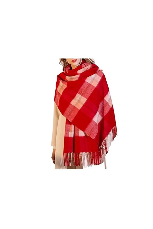 SCUUBE Écharpe Cadeau Cachemire Écharpe Couverture Écharpe Wrap Doux Cachemire Sensation Pashmina Châles Wraps Écharpe Foular