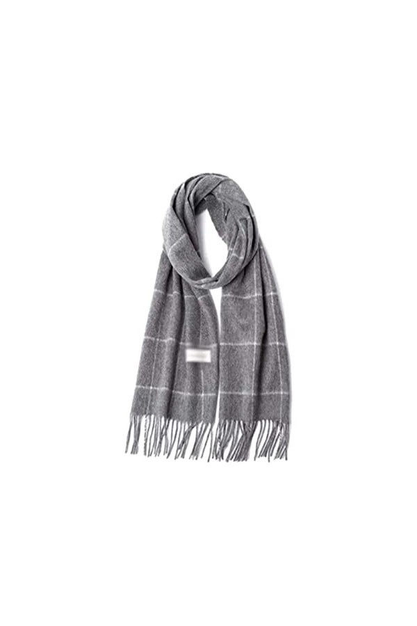 Écharpe Cadeau Foulards pour Temps Froid Arrivée Classique Écharpe À Carreaux dhiver Gland Écharpe Douce Et Chaude Foulard 