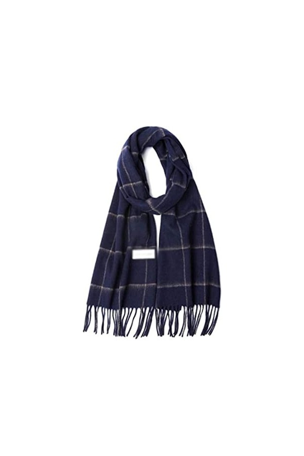 Écharpe Cadeau Foulards pour Temps Froid Arrivée Classique Écharpe À Carreaux dhiver Gland Écharpe Douce Et Chaude Foulard 