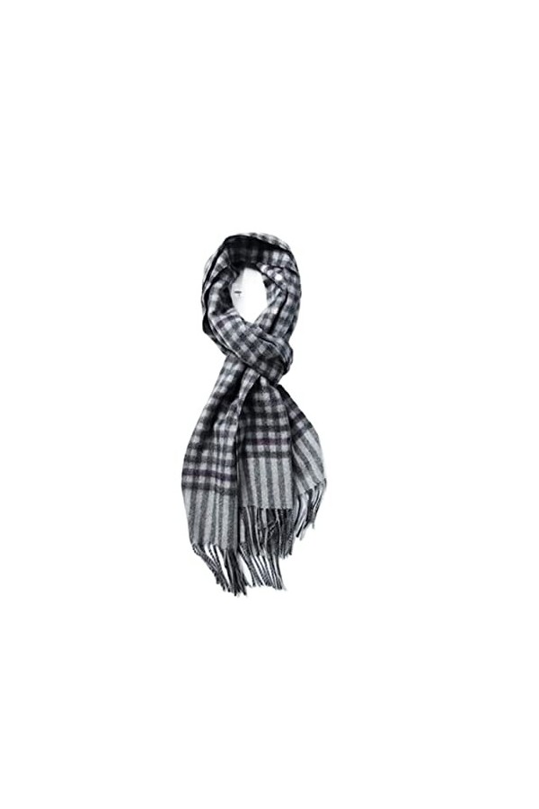 Tograt Foulard Écharpe Écharpes pour Temps Froid Écharpe en Cachemire Écharpe Épaisse À Carreaux dautomne Et dhiver Écharpe