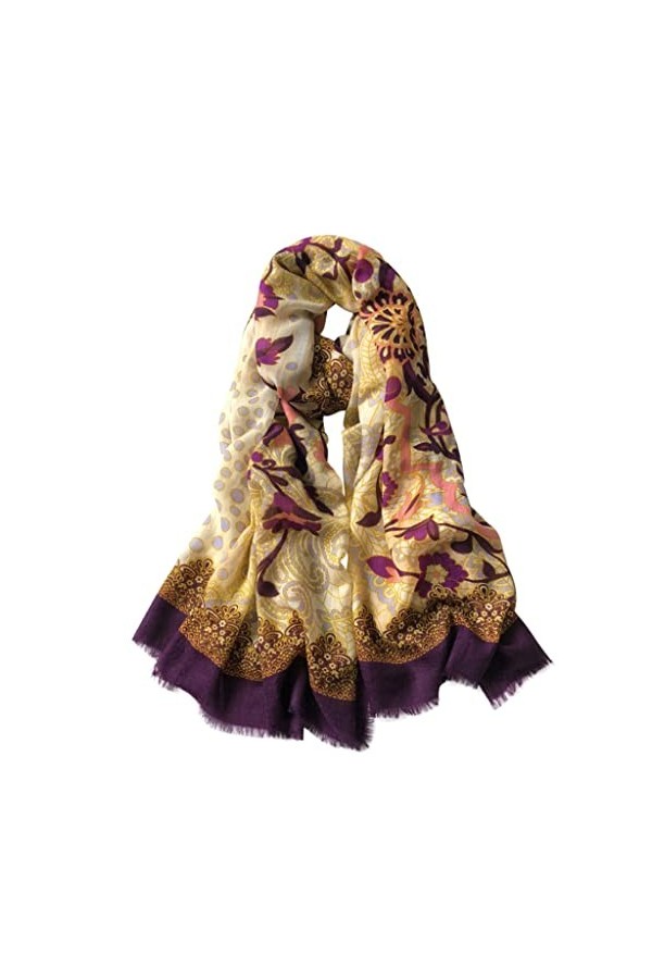 LIUOZ Écharpe Tissée en Cachemire Doux Et Confortable Écharpe Dames Châle Chaud + Coffret Cadeau Color : Red, Size : 100 * 2