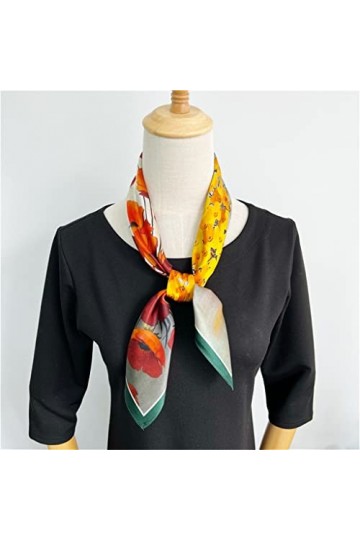 WYBFZTT-188 Écharpe en soie de mûrier de style coréen de style coréen Color : A, Size : One size 