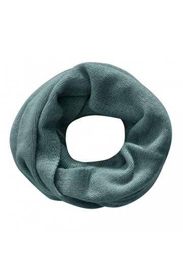 LES POULETTES - Echarpe Tube 100% Cachemire 4 Fils Volume Classics - Vert