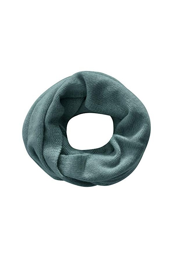 LES POULETTES - Echarpe Tube 100% Cachemire 4 Fils Volume Classics - Vert