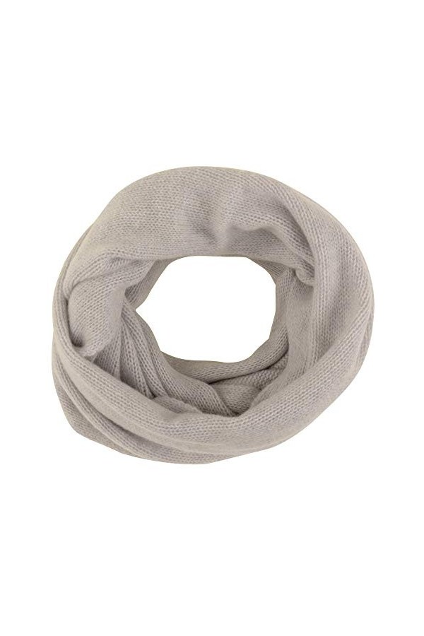 LES POULETTES - Echarpe Tube 100% Cachemire 4 Fils Volume Classics - Vert