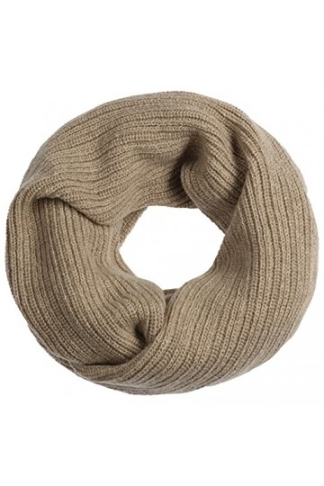 Eisbär Senen Loop Écharpe tricotée en cachemire, beige, taille unique