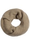Eisbär Senen Loop Écharpe tricotée en cachemire, beige, taille unique
