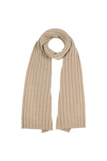Lierys Echarpe en Cachemire Rovial Femme/Homme - Made in Italy écharpe pour lhiver laine automne-hiver - taille unique beige