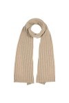 Lierys Echarpe en Cachemire Rovial Femme/Homme - Made in Italy écharpe pour lhiver laine automne-hiver - taille unique beige