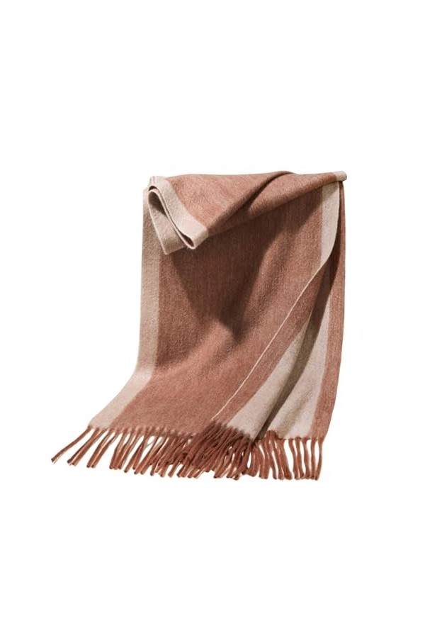 KATIAK Echarpe femme Écharpe En Cachemire À Franges Unisexe Automne Hiver 30 * 180Cm-J-30 * 180Cm