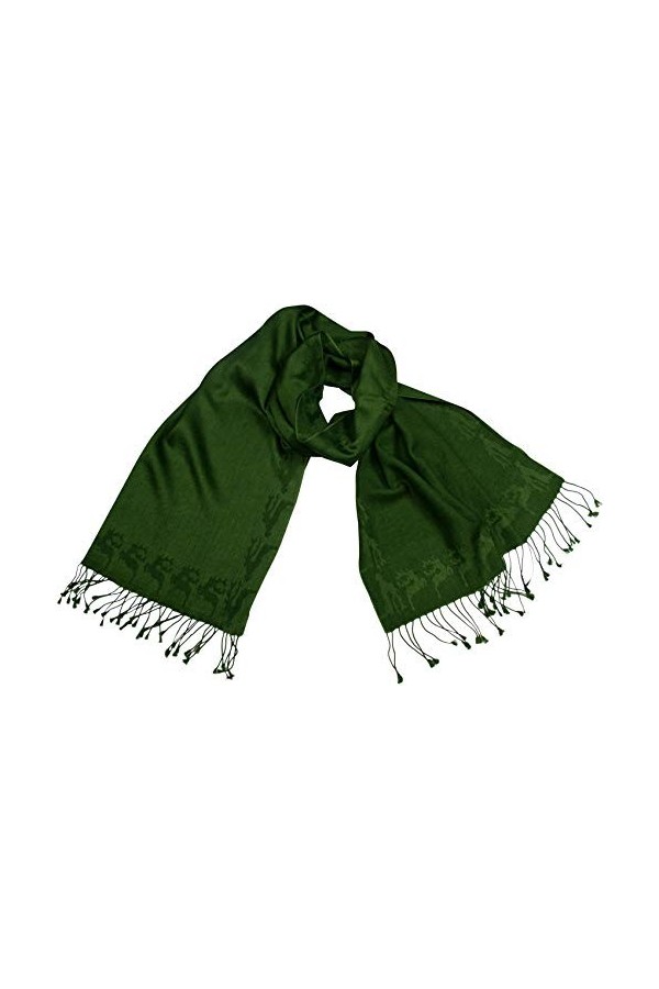 Shirin Sehan - Echarpe - Femme Vert Pinie taille unique