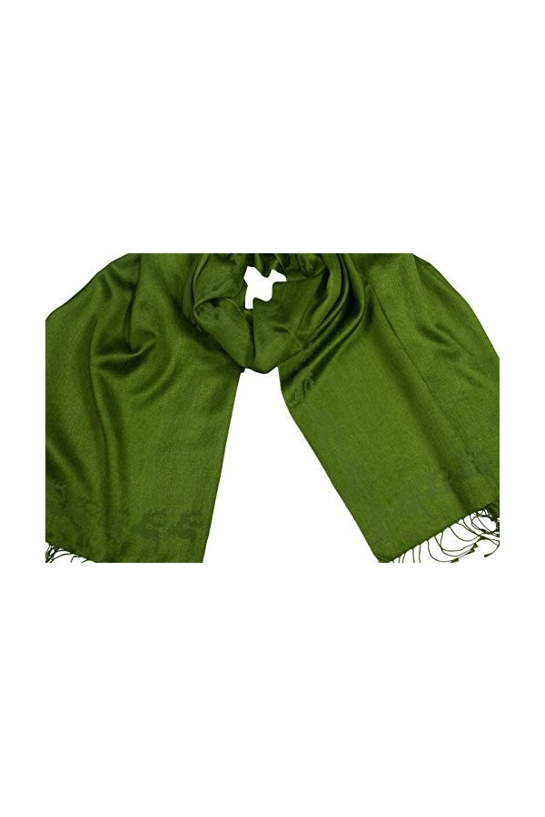 Shirin Sehan - Echarpe - Femme Vert olive taille unique