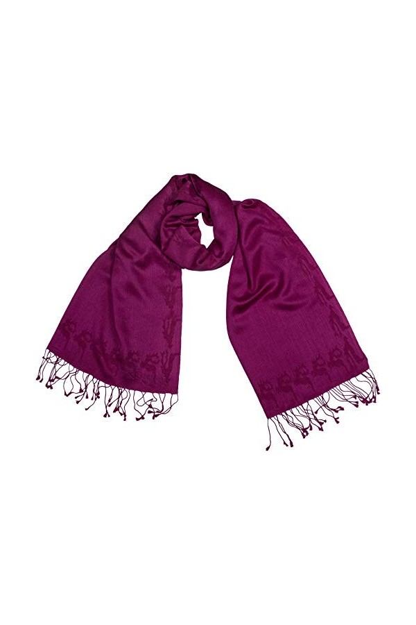 Shirin Sehan - Echarpe - Femme Rose magenta taille unique