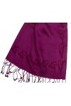 Shirin Sehan - Echarpe - Femme Rose magenta taille unique