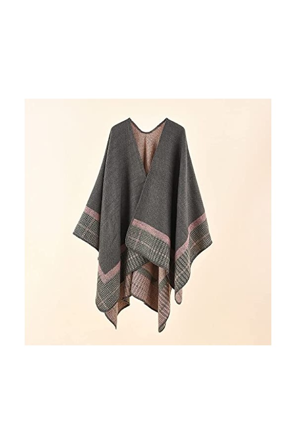 Samnuerly Écharpe dhiver, écharpe châle pour Femme, écharpe châle à Tricoter, écharpe Chaude Tout-Match dhiver Orange, 78 