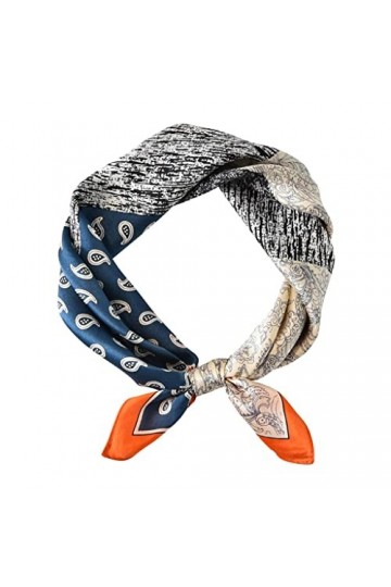 Écharpe pour Femme, écharpe pour Dames Printemps et Automne écharpe en Soie de mûrier Petit carré écharpe pour Femme Petite é