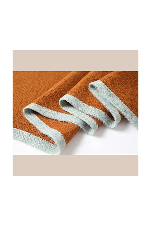 Echarpes en Cachemire pour Femmes Echarpe Plus épaisse Cape Echarpe Dame Hiver Automne Longue écharpe Chaude Femme Châle Cou