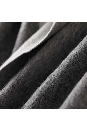 Écharpe en Cachemire à la Mode pour Femmes et Hommes, écharpe à Pampilles en Cachemire de Laine de Couleur Pure Automne et Fe