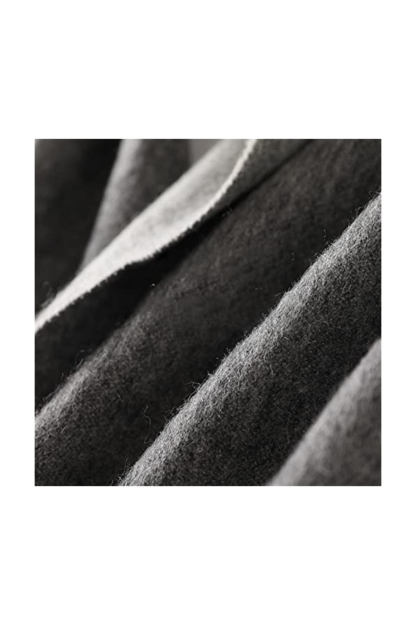 Écharpe en Cachemire à la Mode pour Femmes et Hommes, écharpe à Pampilles en Cachemire de Laine de Couleur Pure Automne et Fe