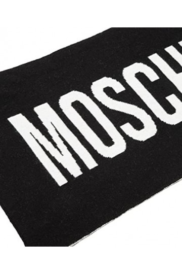 Sciarpa donna Moschino nero C23MO017 50205 M5639 TAGLIA UNICA