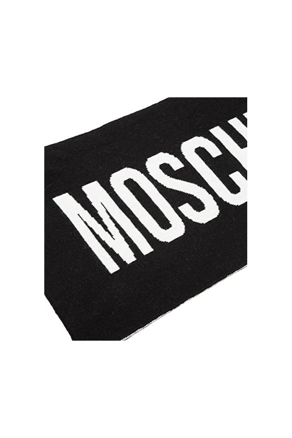 Sciarpa donna Moschino nero C23MO017 50205 M5639 TAGLIA UNICA