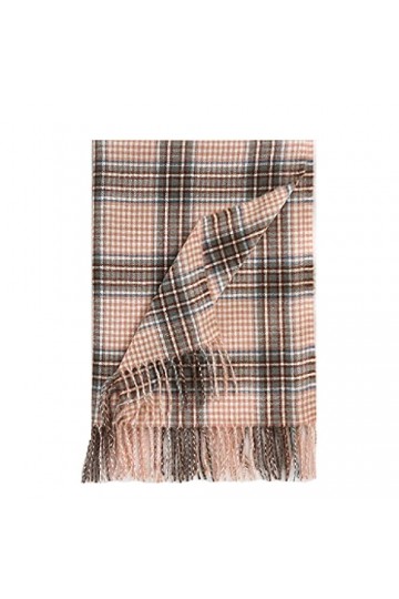 Écharpe en cachemire synthétique pour femme - Chaude - Confortable - Doux - Décontractée - Couverture épaisse pour femme