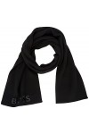 BOSS Lyaran Écharpe, Noir 1, Taille Unique Femme