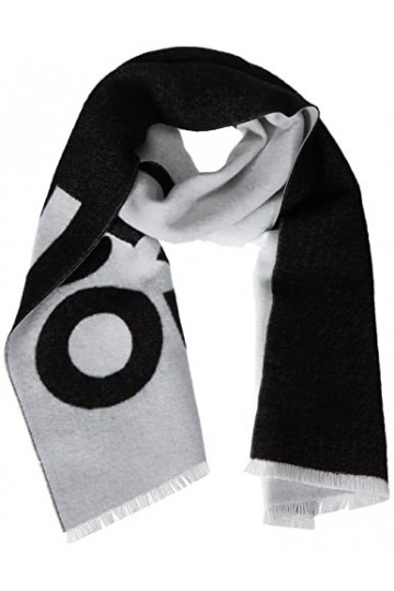 HUGO Women-z 642 Écharpe, Noir 1, Taille Unique Femme