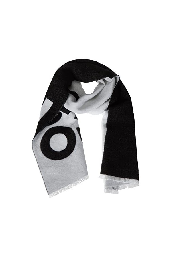 HUGO Women-z 642 Écharpe, Noir 1, Taille Unique Femme