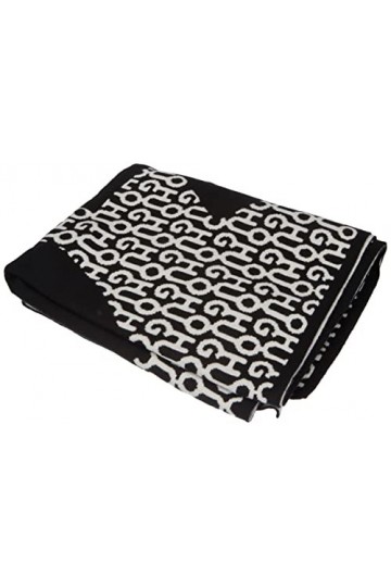 HUGO Women-Z 691 Écharpe, Noir 1, Taille Unique Femme