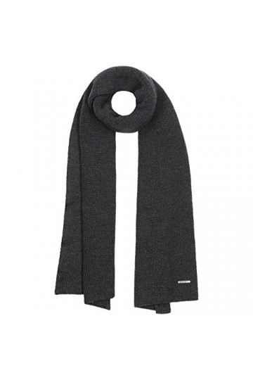 STETSON Echarpe Caledonia Merino Femme/Homme - Made in Italy echarpe en laine pour lhiver decontractee automne-hiver - taill